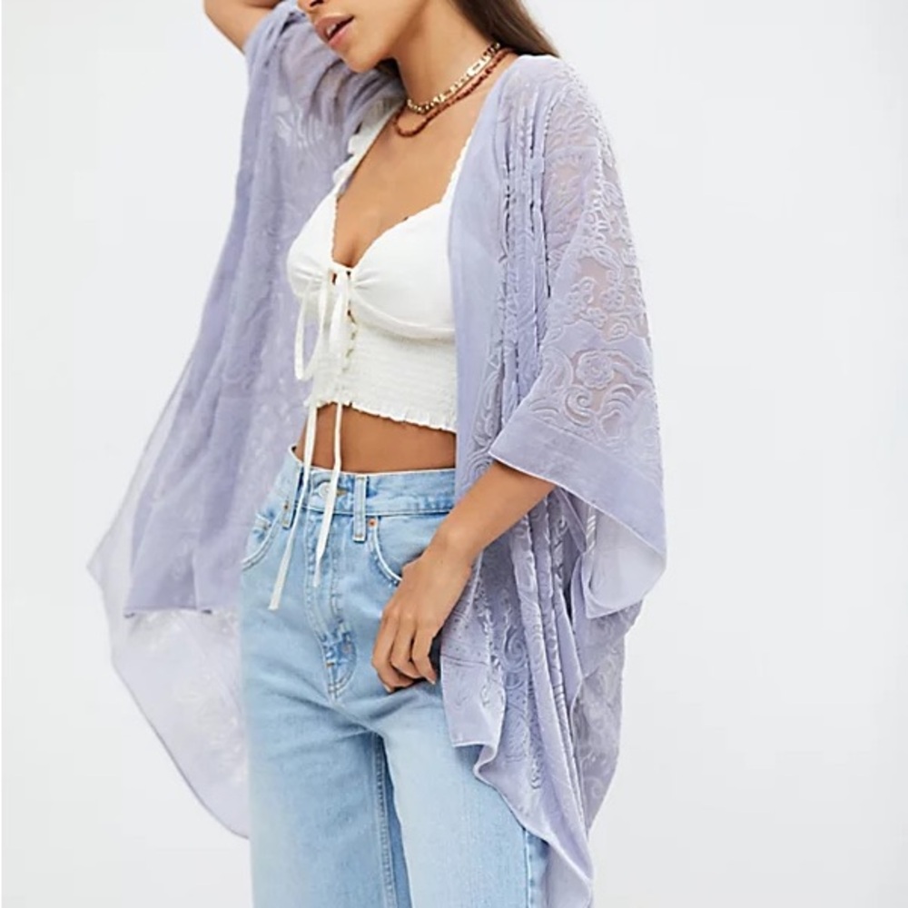 Urban Outfitters Burnout Kimono Robe